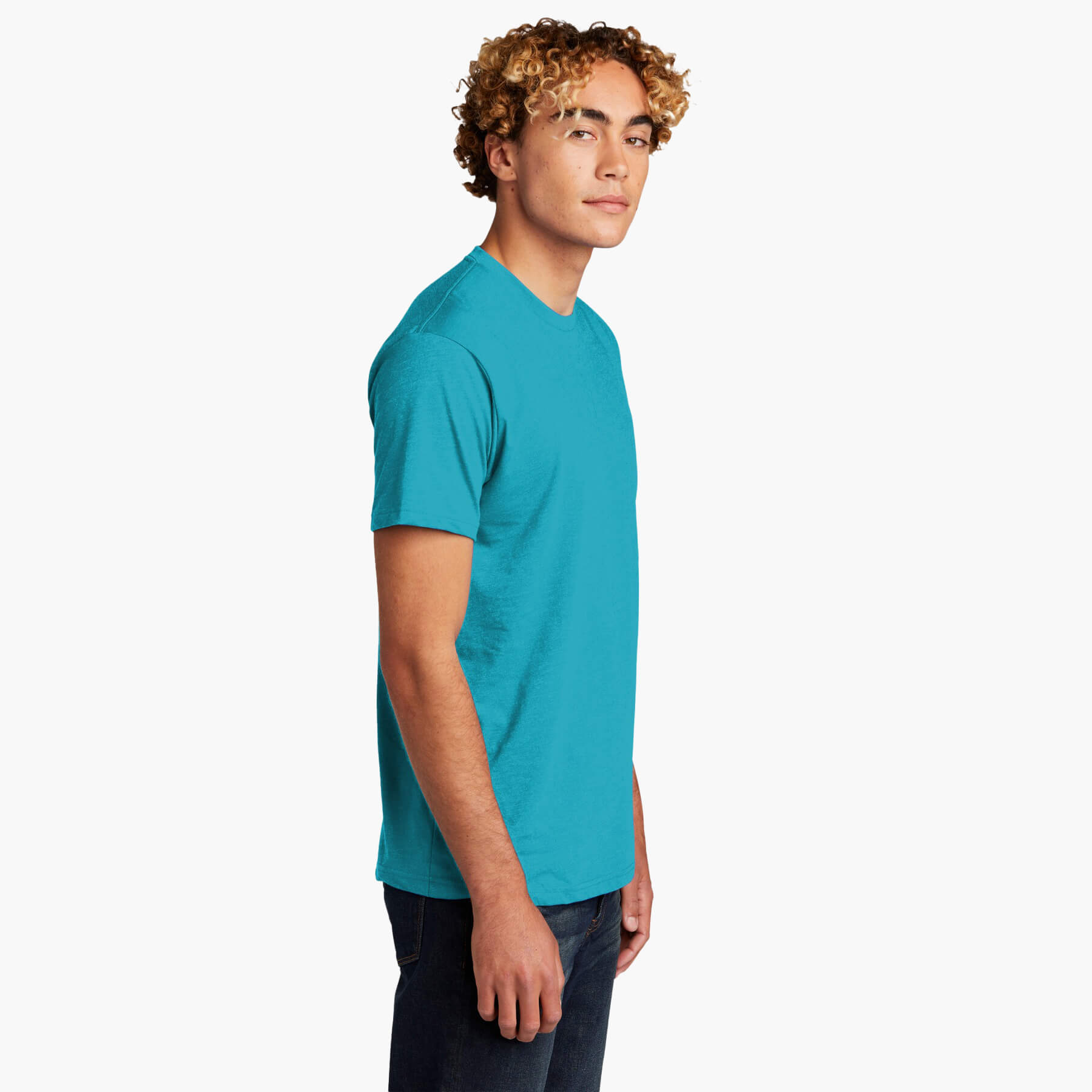 注目の Next Level Apparel Unisex CVC Tee | HALO Branded Solutions ライト・ランタン