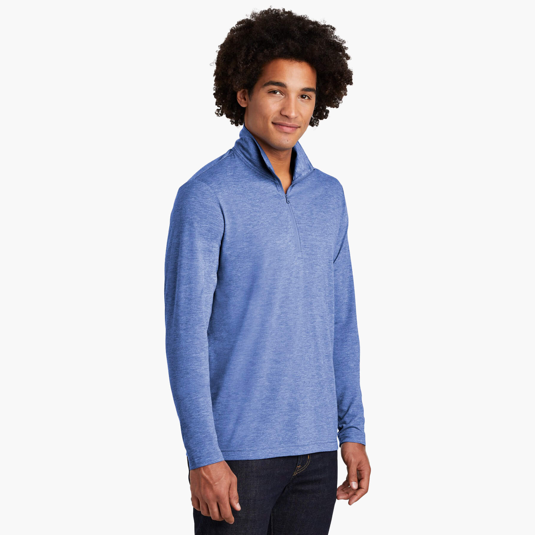 Sport-Tek PosiCharge Tri-Blend Wicking 1/4-Zip Pullover